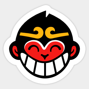 Monkie Kid symbol Sticker